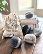 100% Wool Dryer "Stone" Balls - Set of 3