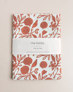 Pomegranate Organic Linen Tea Towel