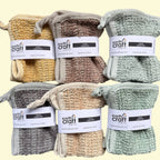 Hand-Dyed Hemp Exfoliating Washcloth