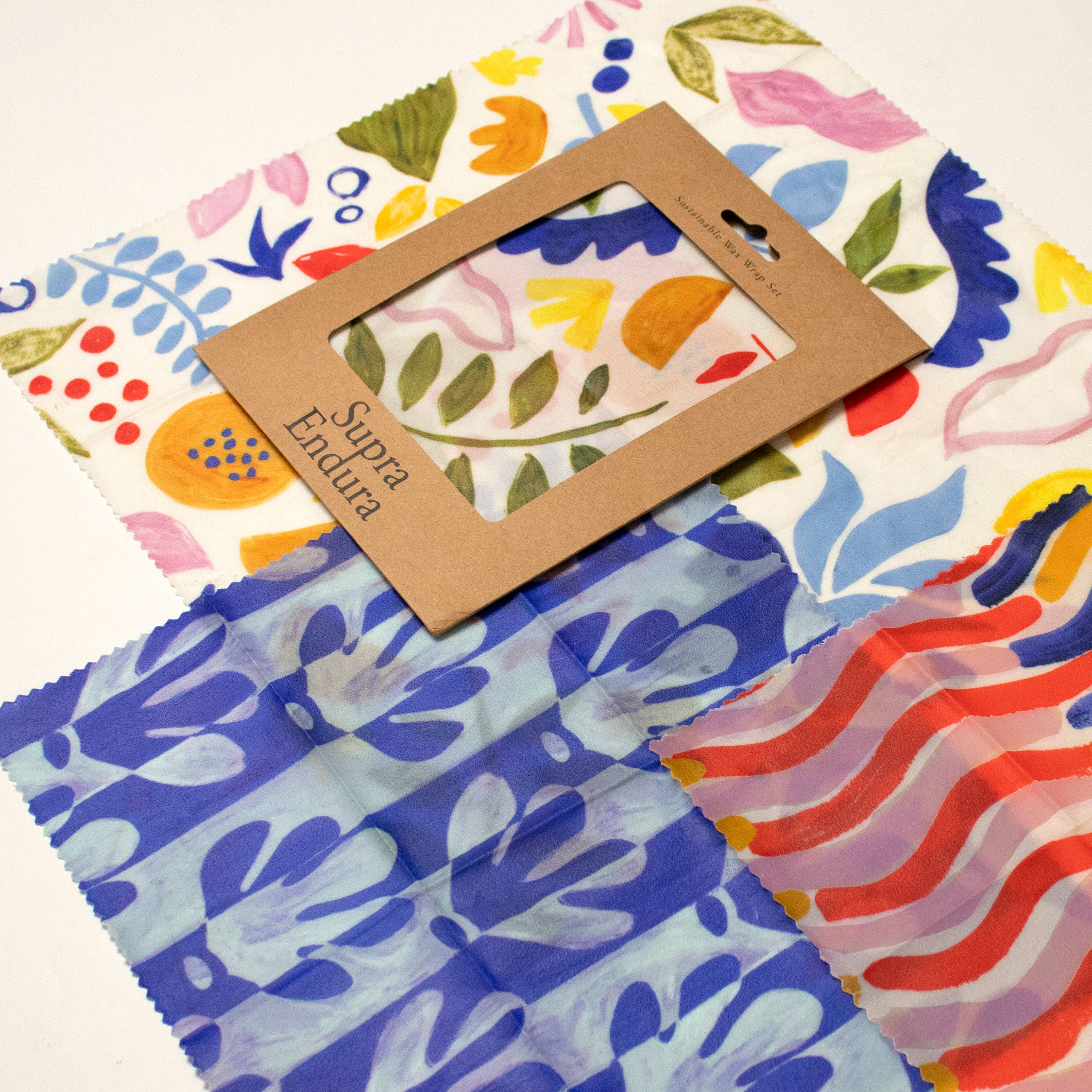Backyard Garden Beeswax Wrap - Set of 3