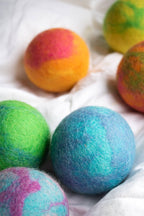100% Wool Dryer "Galaxy Swirl" Balls – Set of 3