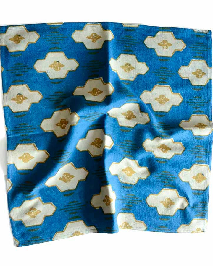 Organic Cotton Dinner Napkin - Set of 4 in Hopi Blue