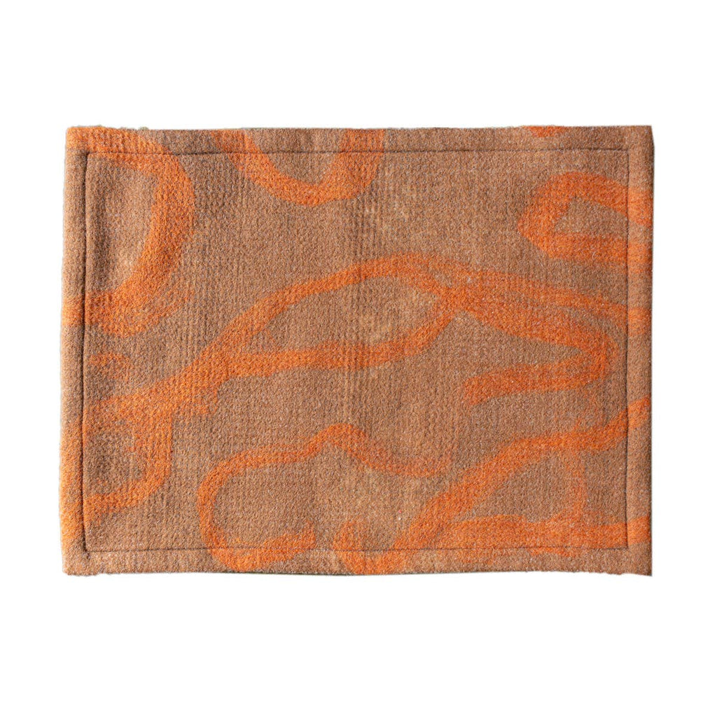 100% Pure Wool Felted Pet Mat - Marmalade