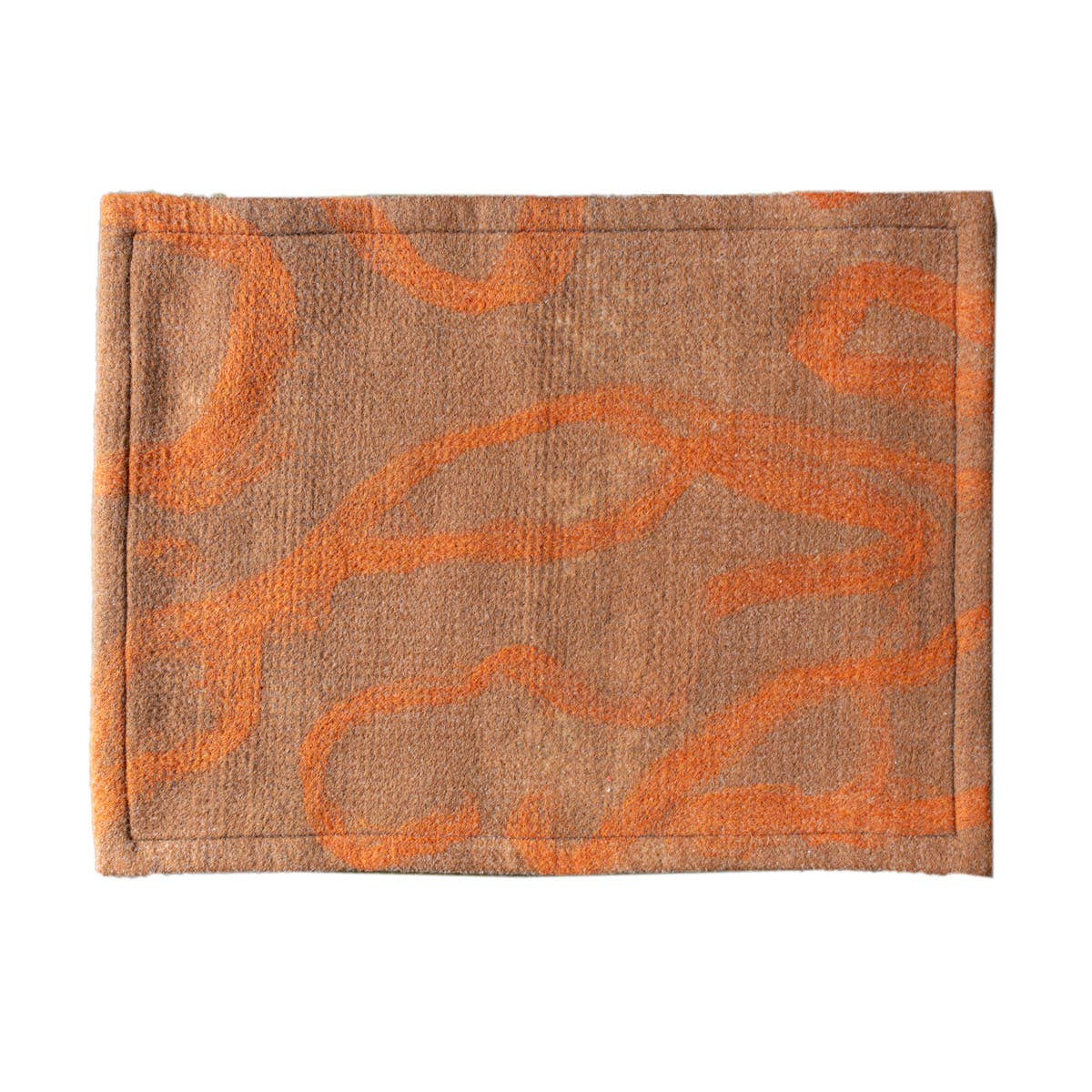 100% Pure Wool Felted Pet Mat - Marmalade