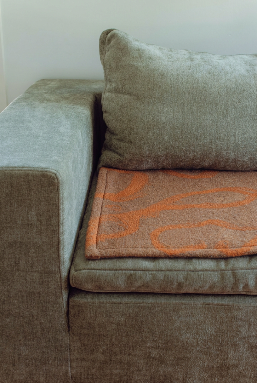 100% Pure Wool Felted Pet Mat - Marmalade